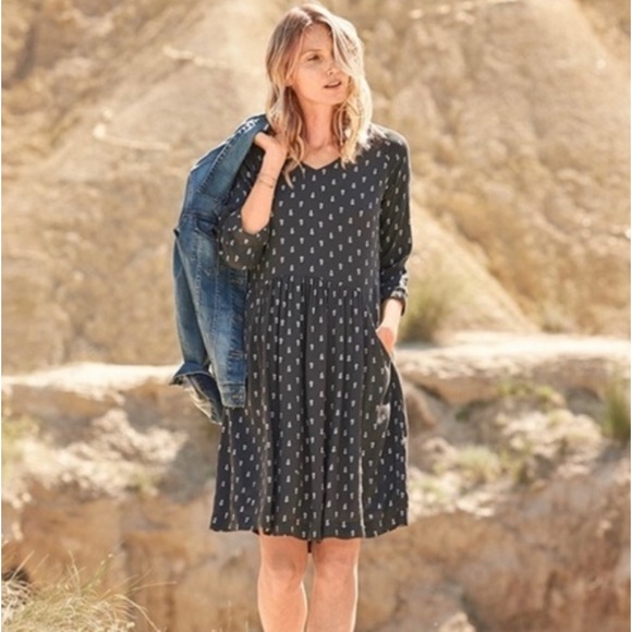Garnet Hill Dresses & Skirts - Garnet Hill Bohemian Pocket-detail Dress
